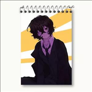 دفتر یادداشت خندالو طرح دازای انیمه سگ های ولگرد بانگو