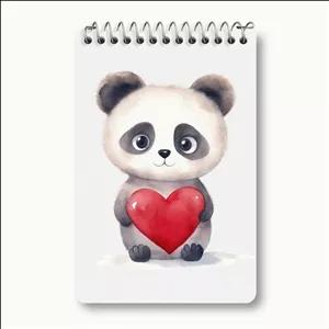 دفتر یادداشت خندالو طرح پاندا کیوت