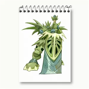 دفتر یادداشت خندالو طرح بازی شکارچی هیولا (Monster Hunter)