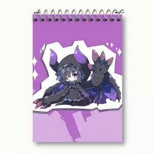 دفتر یادداشت خندالو طرح بازی شکارچی هیولا (Monster Hunter)