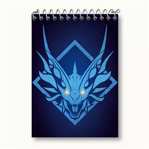 دفتر یادداشت خندالو طرح بازی شکارچی هیولا (Monster Hunter)