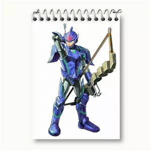 دفتر یادداشت خندالو طرح بازی شکارچی هیولا (Monster Hunter)