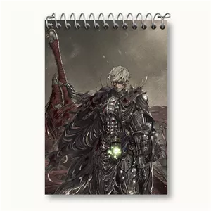 دفتر یادداشت خندالو طرح بازی شکارچی هیولا (Monster Hunter)