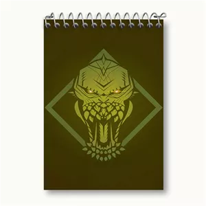 دفتر یادداشت خندالو طرح بازی شکارچی هیولا (Monster Hunter)