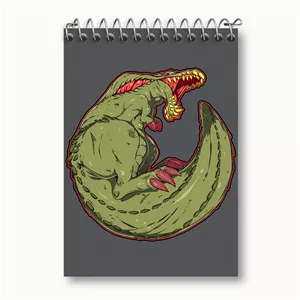 دفتر یادداشت خندالو طرح بازی شکارچی هیولا (Monster Hunter)