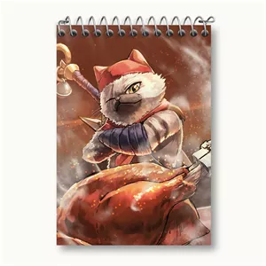 دفتر یادداشت خندالو طرح بازی شکارچی هیولا (Monster Hunter)