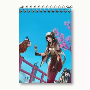 دفتر یادداشت خندالو طرح بازی شکارچی هیولا (Monster Hunter)