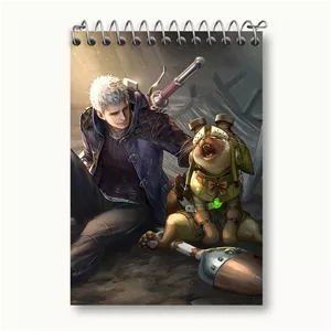 دفتر یادداشت خندالو طرح بازی شکارچی هیولا (Monster Hunter)