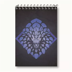 دفتر یادداشت خندالو طرح بازی شکارچی هیولا (Monster Hunter)