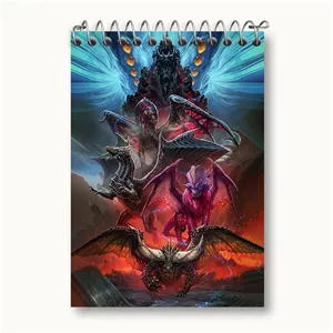 دفتر یادداشت خندالو طرح بازی شکارچی هیولا (Monster Hunter)