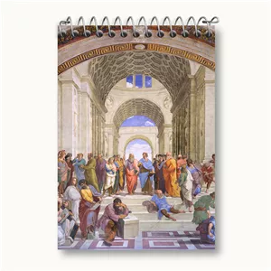 دفتر یادداشت خندالو طرح مدرسه آتن رافائل