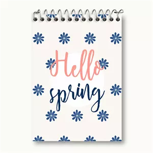 دفتر یادداشت خندالو طرح مینیمال بهار