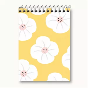 دفتر یادداشت خندالو طرح مینیمال بهار