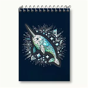 دفتر یادداشت خندالو طرح دلفین کیوت