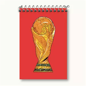 دفتر یادداشت خندالو طرح کاپ جام جهانی
