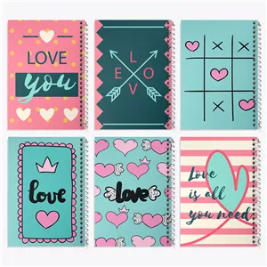 دفتر لیست خرید 50 برگ خندالو طرح عاشقانه (Love)
