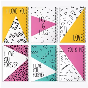 دفتر لیست خرید 50 برگ خندالو طرح عاشقانه (Love)