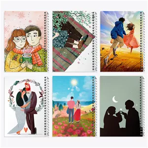 دفتر لیست خرید 50 برگ خندالو طرح عاشقانه (Love)