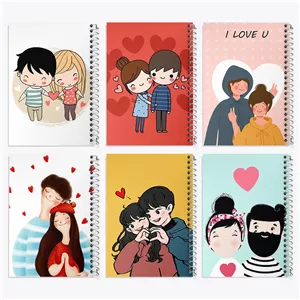 دفتر لیست خرید 50 برگ خندالو طرح عاشقانه (Love)