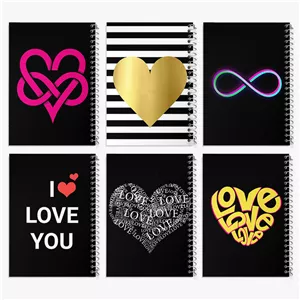 دفتر نت موسیقی 50 برگ خندالو طرح عاشقانه (Love)