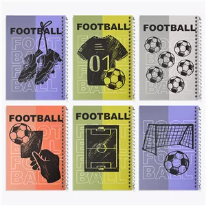 دفتر لیست خرید 50 برگ خندالو طرح فوتبال (Football)