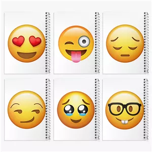 دفتر لیست خرید 50 برگ خندالو طرح ایموجی (Emoji)