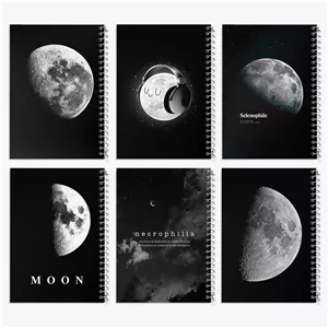 دفتر لیست خرید 50 برگ خندالو طرح ماه (Moon)