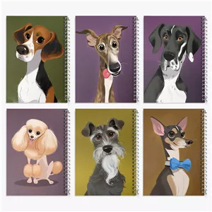 دفتر لیست خرید 50 برگ خندالو طرح سگ (Dog)