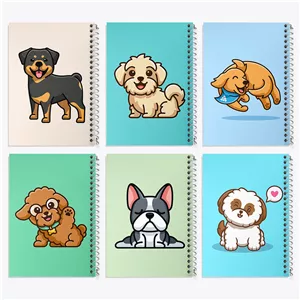 دفتر لیست خرید 50 برگ خندالو طرح سگ (Dog)