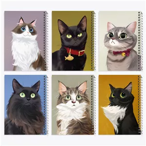 دفتر لیست خرید 100 برگ خندالو طرح گربه (Cat)