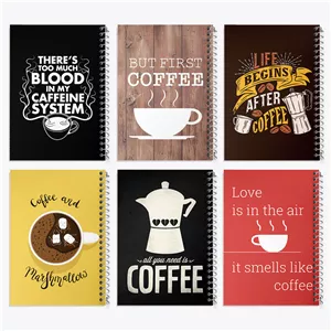 دفتر لیست خرید 100 برگ خندالو طرح قهوه (Coffee)