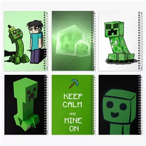 دفتر لیست خرید 50 برگ خندالو طرح ماینکرفت (Minecraft)