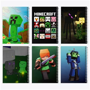 دفتر لیست خرید 50 برگ خندالو طرح ماینکرفت (Minecraft)
