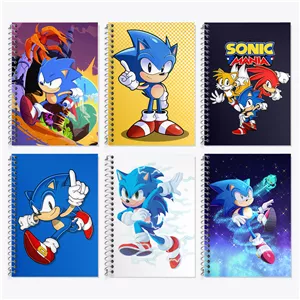 دفتر زبان دو خط 50 برگ خندالو طرح سونیک (Sonic)