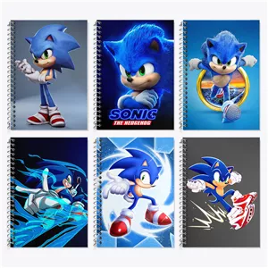 دفتر لغت 50 برگ خندالو طرح سونیک (Sonic)