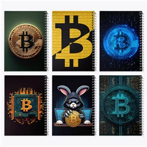 دفتر لیست خرید 50 برگ خندالو طرح بیت کوین (Bitcoin)