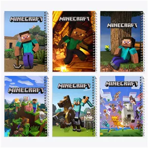دفتر لیست خرید 50 برگ خندالو طرح ماینکرفت (Minecraft)