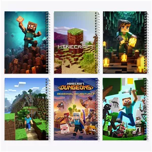 دفتر لیست خرید 50 برگ خندالو طرح ماینکرفت (Minecraft)