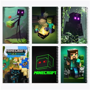 دفتر لیست خرید 50 برگ خندالو طرح ماینکرفت (Minecraft)