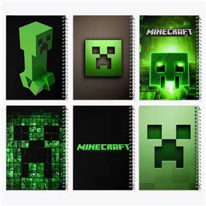 دفتر لیست خرید 100 برگ خندالو طرح ماینکرفت (Minecraft)