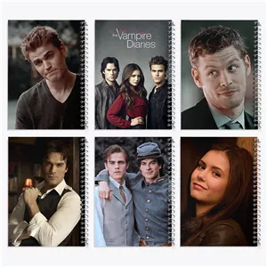 دفتر لیست خرید 100 برگ خندالو طرح خاطرات خون آشام (The Vampire Diaries)