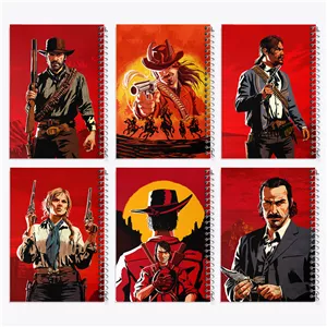 دفتر لیست خرید 50 برگ خندالو طرح رد دد (Red Dead)