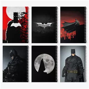 دفتر طراحی 50 برگ خندالو طرح بتمن (Batman)