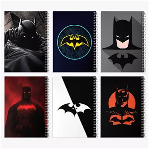 دفتر طراحی 50 برگ خندالو طرح بتمن (Batman)