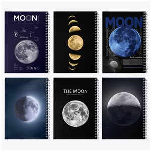 دفتر لیست خرید 50 برگ خندالو طرح ماه (Moon)