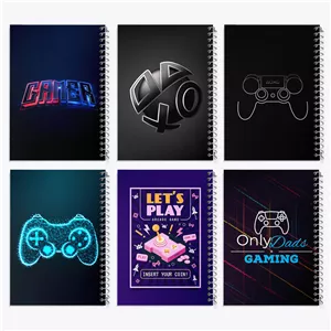 دفتر لیست خرید 100 برگ خندالو طرح گیمر (Gamer)