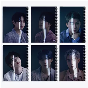 دفتر طراحی 50 برگ خندالو طرح بی تی اس (BTS)
