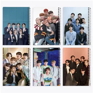 دفتر طراحی 50 برگ خندالو طرح بی تی اس (BTS)