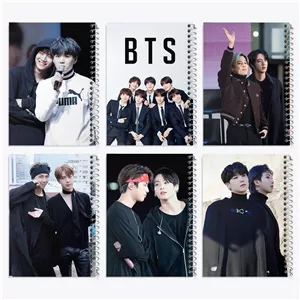 دفتر طراحی 50 برگ خندالو طرح بی تی اس (BTS)