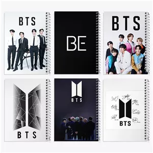 دفتر طراحی 50 برگ خندالو طرح بی تی اس (BTS)